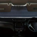 Tuzwa Retractable Windshield Sunshade Set – Adjustable 59–79 in Car Window Shade for Front & Rear Windows, Tool-Free Bracket Mount