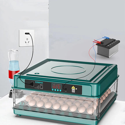Chicken Egg Incubator with Automatic Egg Turner, Egg Hatcher for 38 Eggs