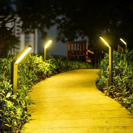 Solar Walkway Lights, Outdoor Pathway Lights with 3 Color Modes – image 4