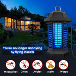 Tuzwa Electric Bug Zapper – 13W UV Flying Insect Killer Light with 3500–3800V Grid, Plug-In Power & Up to 550 Sq Ft Coverage