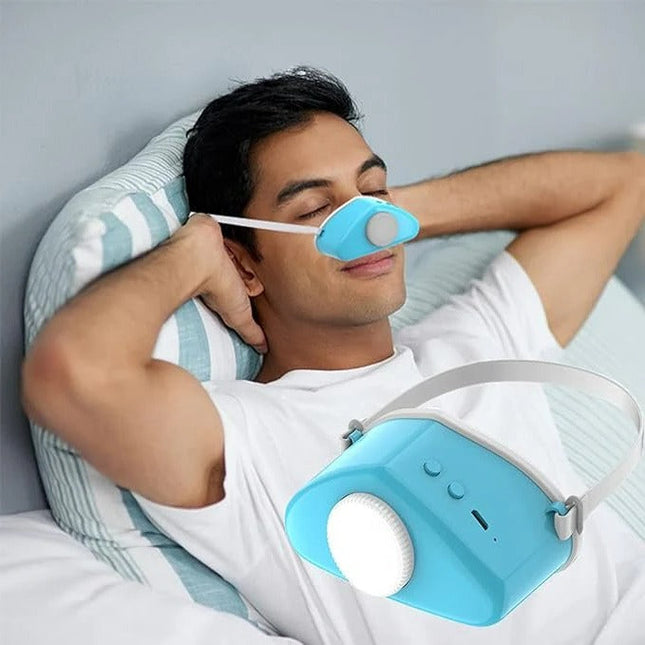 Anti Snoring Device, Electric Anti Snore Nasal Device with Double Vortex Airflow, Portable Micro Cpap Snoring Mask