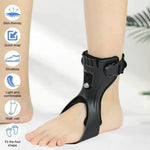Tuzwa Ankle Support Brace for Foot Drop – Lightweight Adjustable Ankle Stabilizer for Right or Left Foot, Sizes S–XL