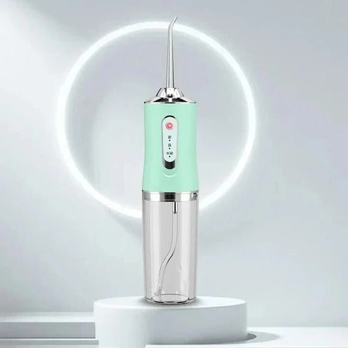 Tuzwa Cordless Water Flosser – Rechargeable Oral Irrigator with 30–110 PSI, 3 Modes, 10.1 Oz Tank & USB-C Charging