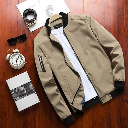 Men's Jacket for Spring and Summer, Water Repellent Jacket with Pockets, M to 3XL – image 12