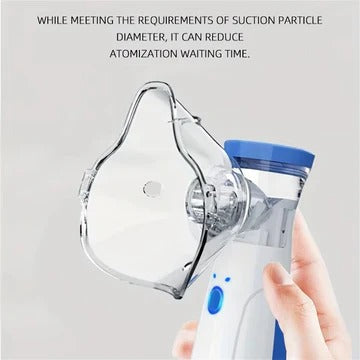 Tuzwa Portable Mesh Nebulizer – USB Rechargeable Nebulizer for Adults & Kids with ≤5μm Fine Mist, Adjustable Output & Auto Shutoff
