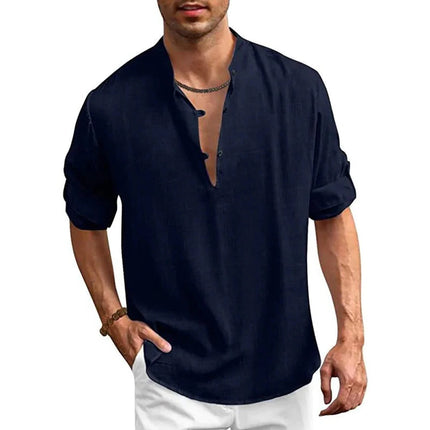 Button Down Shirt for Men, Slim Fit Cotton Shirt with Collar for the Office – image 16