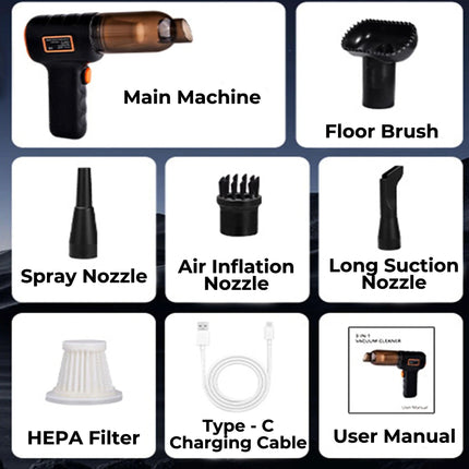 Cordless Handheld Vacuum Cleaner, HEPA Filter Vacuum for Pet Hair in Car and Home – image 8