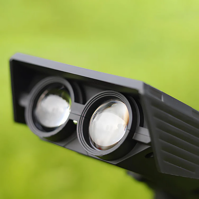Landscape Lighting Solar Lights for Yard, Solar Spot Lights Outdoor with Zoom Lens