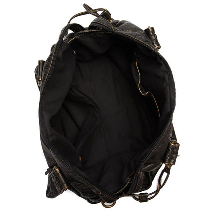 Black Handbag for Classes Vintage PU Leather, Crossbody Bag for Women, Black Shoulder Bag – image 4