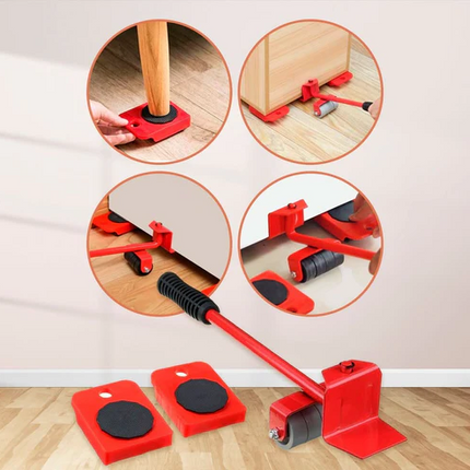 Furniture Dolly, Furniture Moving Wheels with Lifter Bar – image 6