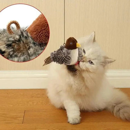 Interactive Cat Toys for Indoor Cats, Motion Activated Plush Cat Toy