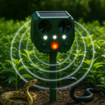 Snake Repellent for Yard, Ultrasonic Pest Repeller with Motion Sensor