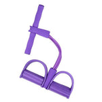 Tuzwa Pedal Resistance Band for Working Out – Multipurpose Exercise Band with Foot Pedals for Sit-Ups, Arms, Legs & Full-Body Home Workouts
