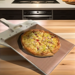 Tuzwa Wooden Pizza Peel – 14 x 16 Inch Pizza Paddle with 10 Inch Handle & Beveled Edge for Oven, Grill & Pizza Stone