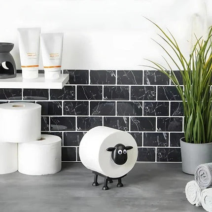 Toilet Paper Holder Stand 3 Pack, Sheep Toilet Paper Holder for Bathroom Countertops and Shelves – image 4