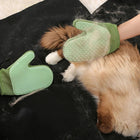 Pet Hair Remover Glove for Cats, Cat Brush Glove for Grooming, Cat Grooming Tool for Shedding and Massage