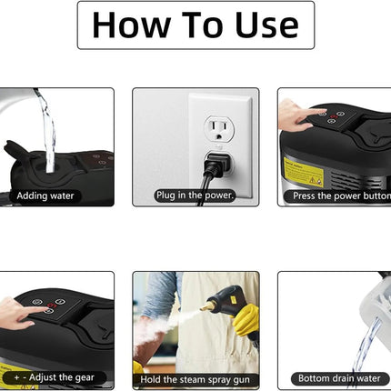 Handheld Steam Cleaner, High Pressure Steam Cleaner for Car and Home – image 12