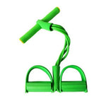 Tuzwa Pedal Resistance Band for Working Out – Multipurpose Exercise Band with Foot Pedals for Sit-Ups, Arms, Legs & Full-Body Home Workouts