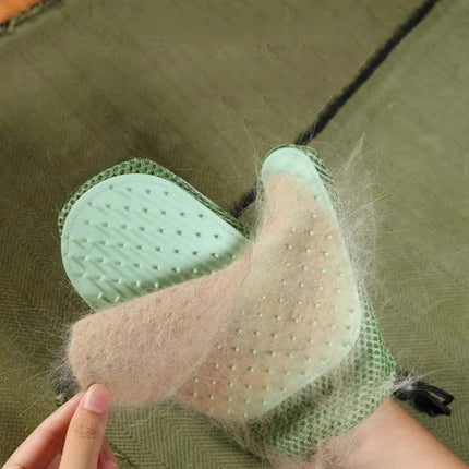 Pet Hair Remover Glove for Cats, Cat Grooming Tool for Shedding and Massage – image 7