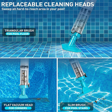 Cordless Pool Vacuum Cleaner, Pool Accessories for Spa – image 7