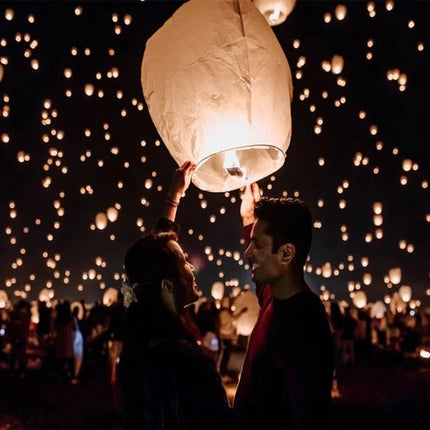 Colorful Paper Lanterns, Glowing Lantern Decorations