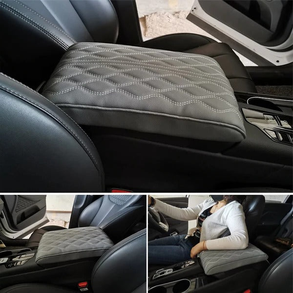 Car Center Console Cover, Universal Car Armrest Cushion for Elbow Comfort