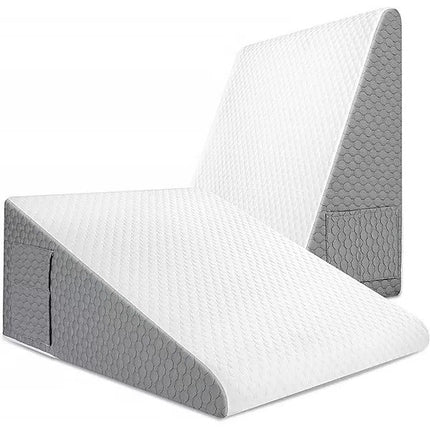 Wedge Pillow for Acid Reflux, Bed Wedge Pillow for Snoring with Washable Cover