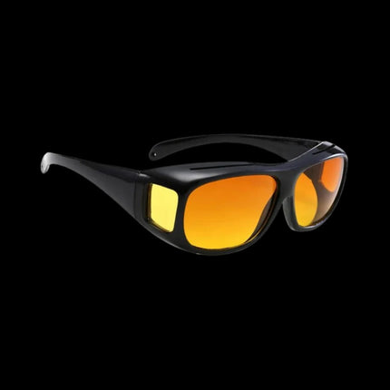 Night Driving Glasses, Polarized Anti Glare Glasses with Orange Lenses, Anti Glare Driving Glasses Fit Over Prescription
