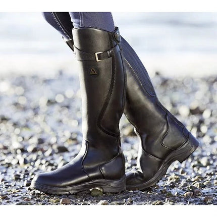 Waterproof Boots for Women, Warm Non-Slip Tall Winter Boots with Removable Insole for Rain and Snow, Sizes 3.5 to 9.5