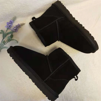 Snow Boots for Women, Comfortable Artificial Wool Winter Shoes for Women