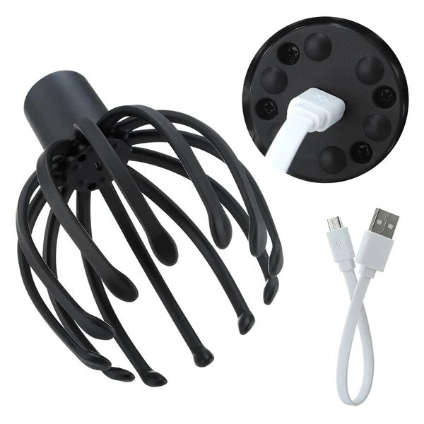 Electric Scalp Massager, Octopus Head Massager with 360 Degree Massage