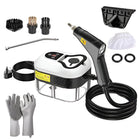 Handheld Steam Cleaner, High Pressure Steam Cleaner for Car Interior, Portable Steam Cleaner with 5 Brush Heads