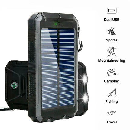 Portable Charger Solar Power Bank, Waterproof Solar Portable Battery Charger – image 14