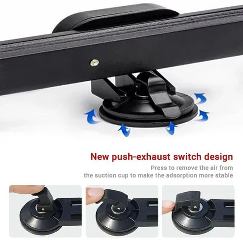 Tuzwa Retractable Car Sunshade – Adjustable 59–79" Vehicle Sun Shade with Lightweight 0.88 lb Design for Interior Sun Protection