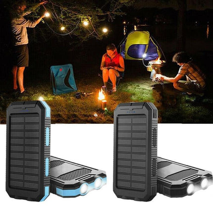 Portable Charger Solar Power Bank, Battery Pack with 2 LED Flashlights – image 16