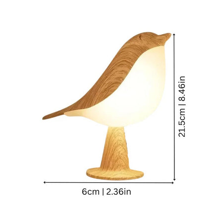 Bird Lamp with Aroma Diffuser Mist, USB Rechargeable Lamp Warm and Soft White Touch – image 4