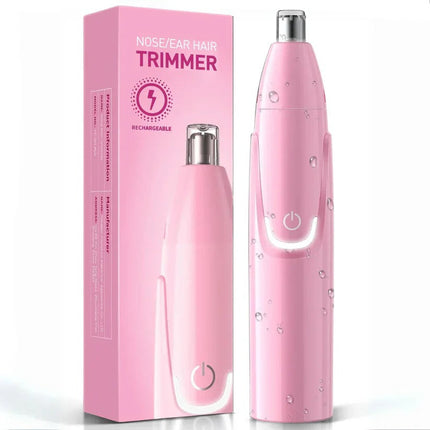 Rechargeable Electric Nose Trimmer with Dual Edge Blades, Washable Cordless Ear Hair Trimmer – image 4
