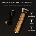 Tuzwa Cordless Hair Clipper Set – Ceramic Blade Barber Clippers with Adjustable Taper Lever, Outliner Trimmer, Foil Shaver & LED Battery Display