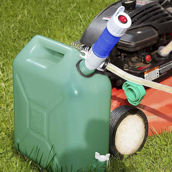 Fuel Transfer Pump, Battery Powered Siphon Pump for Gas and Diesel