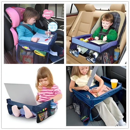 Lap Tray for Kids, Travel Car Seat Tray with Storage Bin – image 6