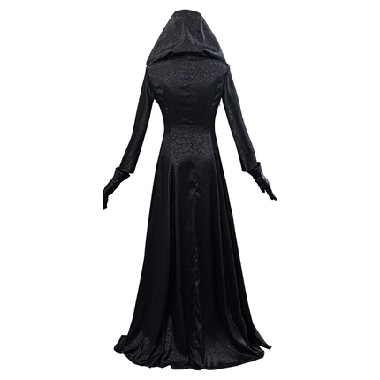 Womens Vampire Costume, Jacquard Cosplay Costume with Coat and Dress