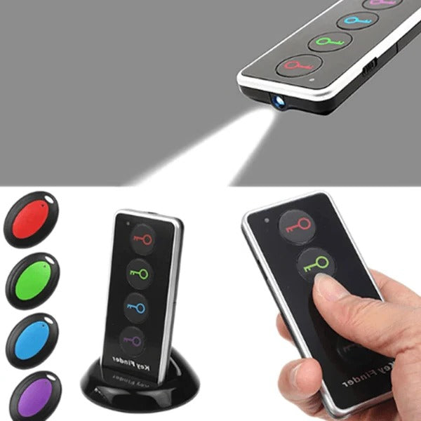 RF Key Finder Wireless 4 in 1 Remote, Item Finder for Keys and Wallet