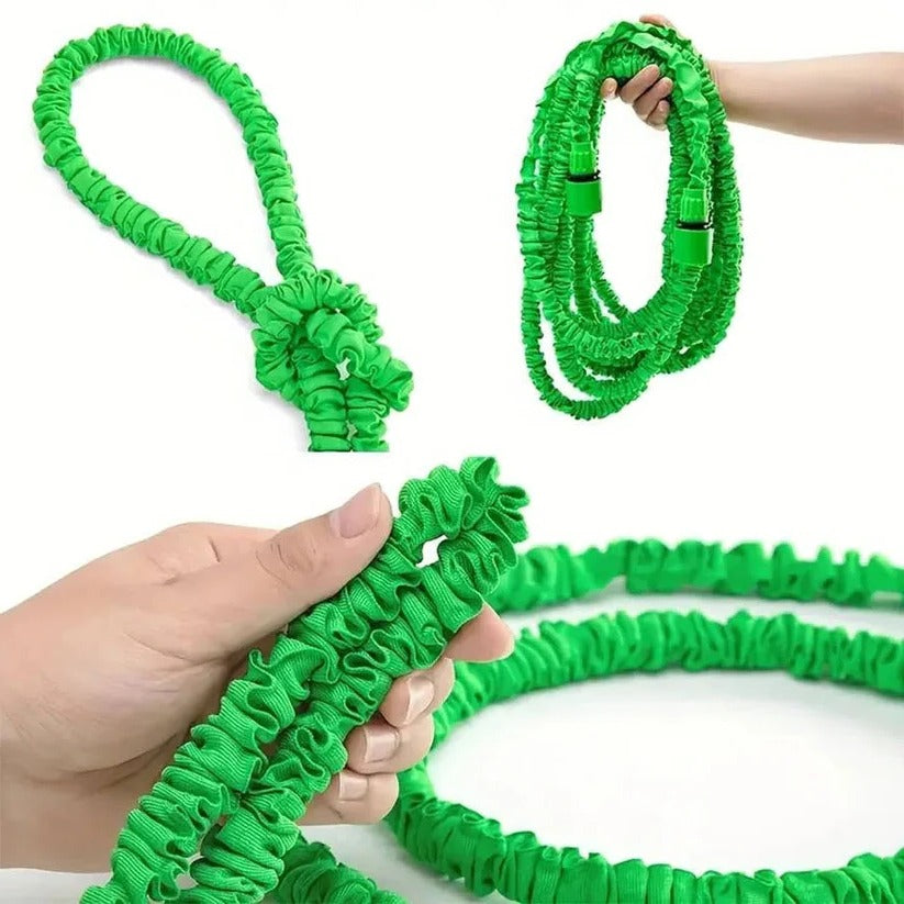 Tuzwa Expandable Garden Hose – 3X Flexible Water Hose with 7-Pattern Spray Nozzle, Flow Control & 25–200 Ft Length Options