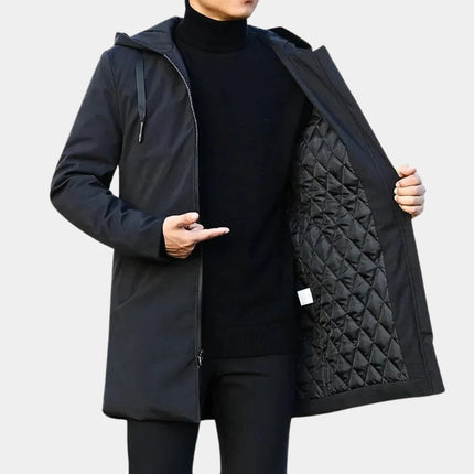 Mens Jacket, Long Mens Overcoat for Formal and Office Wear, Mens Casual Coat for Winter and Summer, Long Coat for Men
