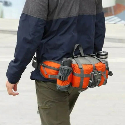 Outdoor Sports Waist Bag with 2 Bottle Holders, Hip Pack and Fanny Pack for Cycling – image 5