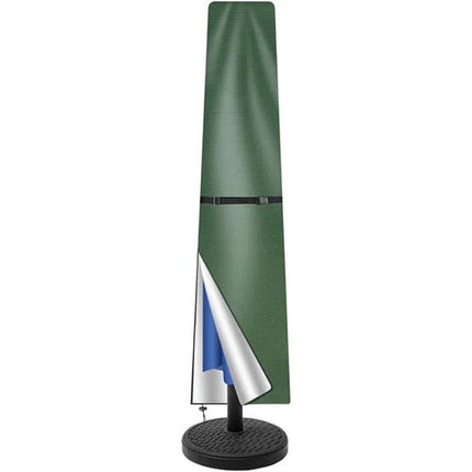 Patio Umbrella Cover with Telescopic Rod, Waterproof Outdoor Umbrella Cover with Zipper for Cantilever Parasols – image 3