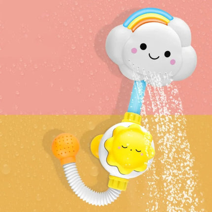 Baby Bath Toy Cloud Shower Head, Bathtub Toy with Sun Handle for Sensory Water Play – image 5