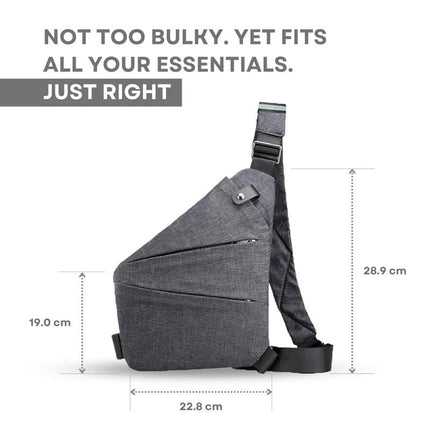 Crossbody Bags for Travel, Shoulder Bag for Men with Concealed Zipper Pockets – image 23