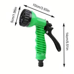 Tuzwa Expandable Garden Hose – 3X Flexible Water Hose with 7-Pattern Spray Nozzle, Flow Control & 25–200 Ft Length Options