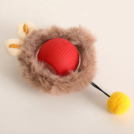 Interactive Dog Toy Rolling Ball with Tail – image 4
